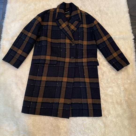 NWT Madewell Elmcourt Coat in Insuluxe Fabric - Size Large - Picture 5 of 9